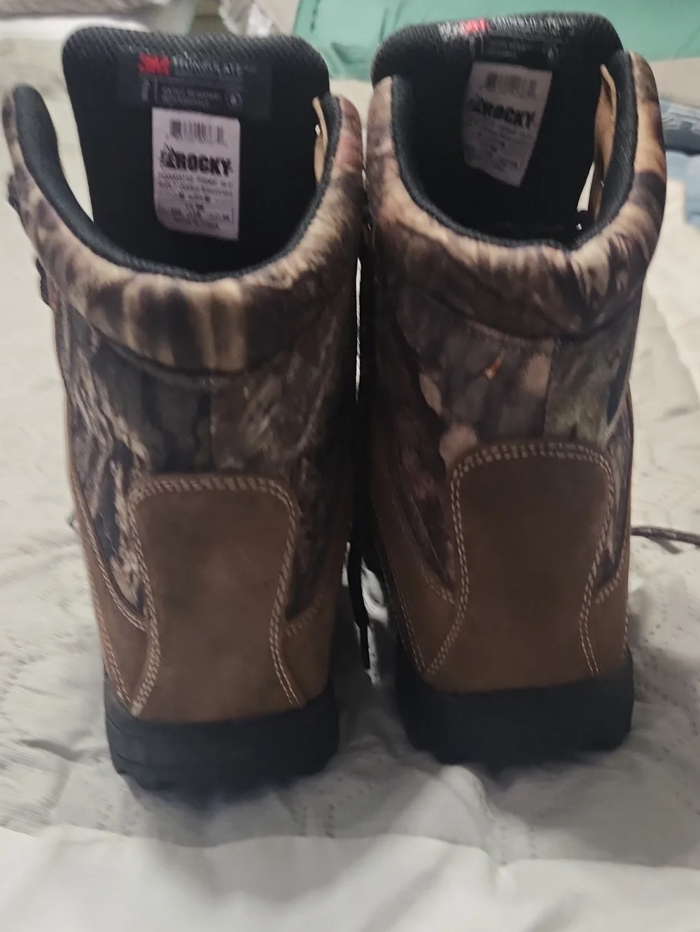 Rocky Kids Brown Camo Hiking Boots